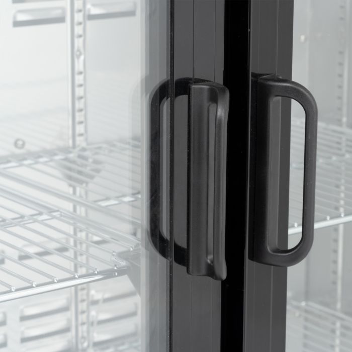 BLIZZARD Upright Double Hinged Glass Door Bottle Cooler
