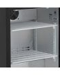 BLIZZARD Low Height Single Hinged Glass Door Bottle Cooler