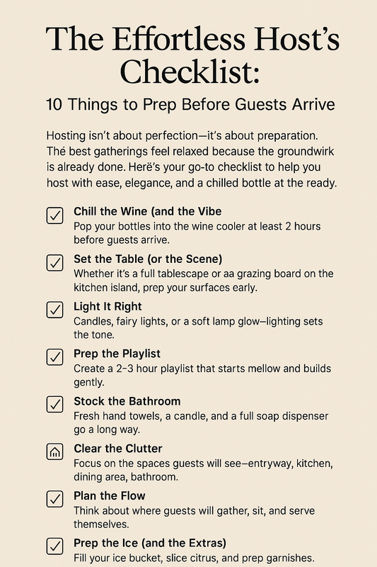 The Effortless Host’s Checklist: 10 Things to Prep Before Guests Arrive