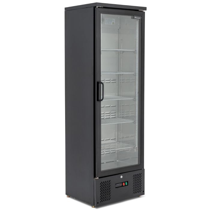 BLIZZARD  Upright Single Hinged Glass Door Bottle Cooler