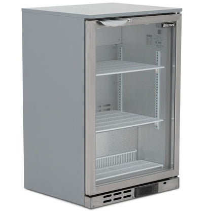BLIZZARD Single Hinged Glass Door Bottle Cooler