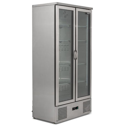 BLIZZARD Upright Double Hinged Glass Door Bottle Cooler