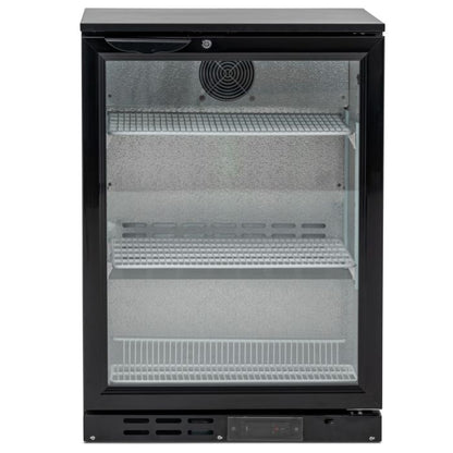 BLIZZARD Low Height Single Hinged Glass Door Bottle Cooler