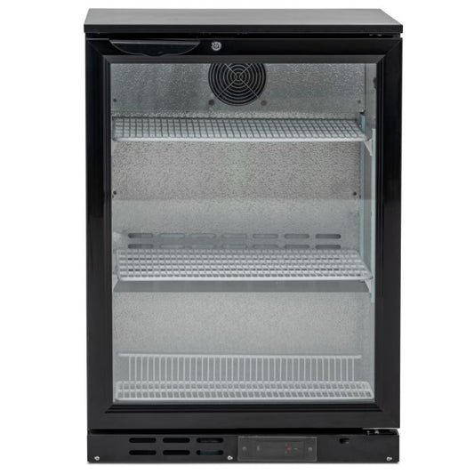 BLIZZARD Low Height Single Hinged Glass Door Bottle Cooler